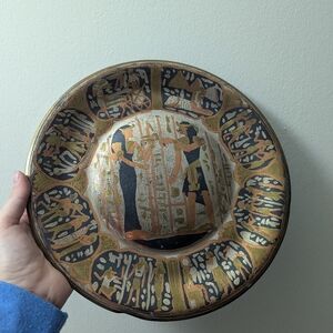 Brass Egyptian Plate